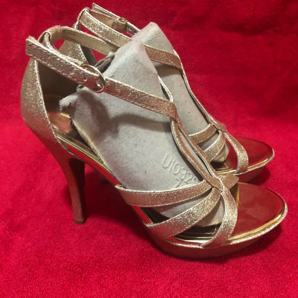 Gold heels